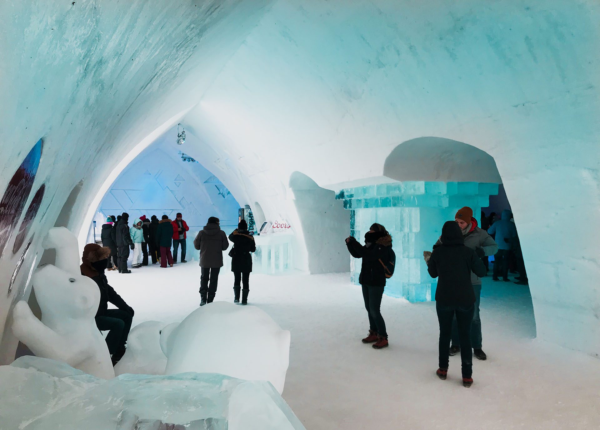 Hôtel gay à Québec : hôtel de glace de la Ville de Québec