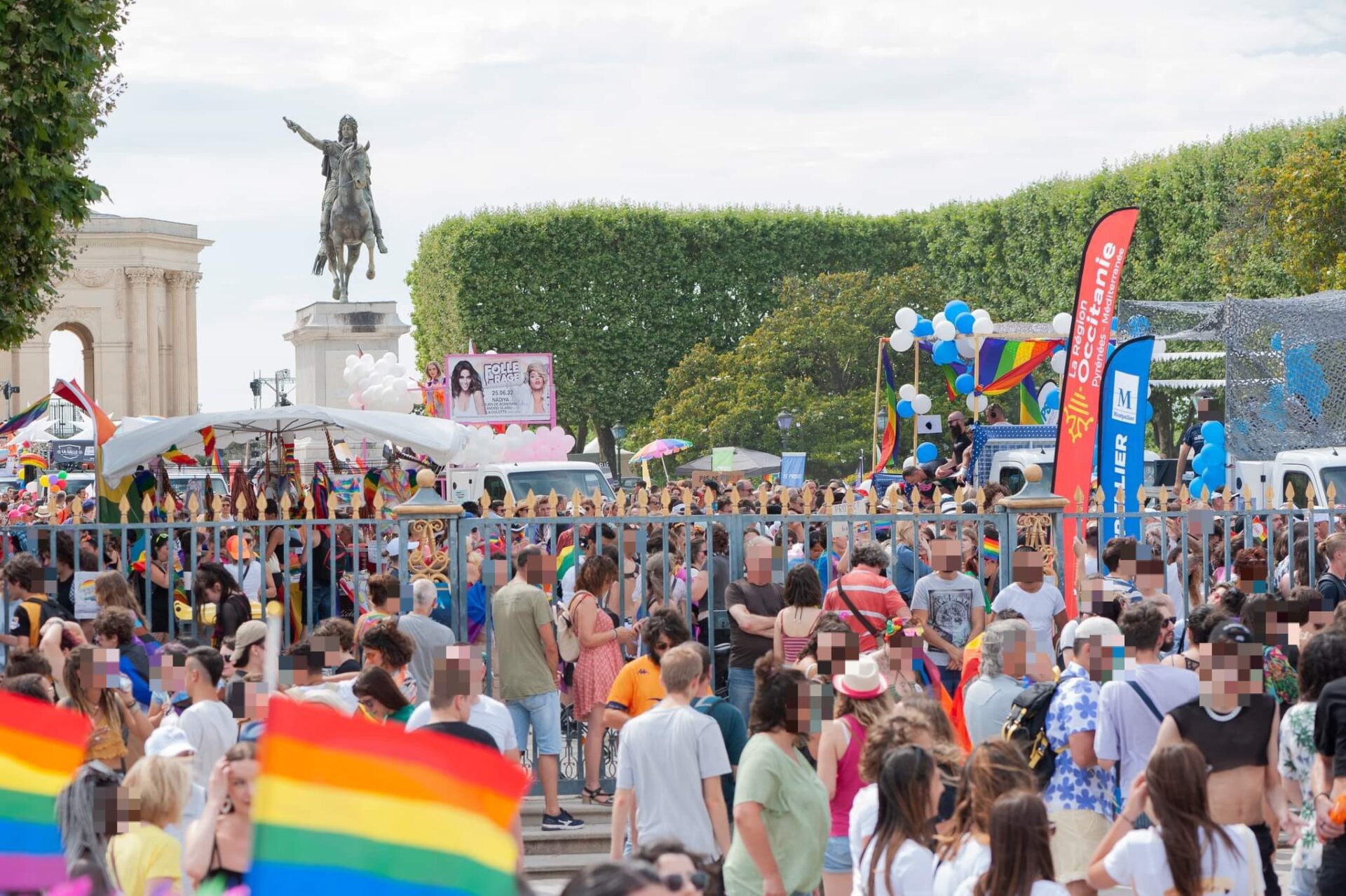 De l’ambiance dans les rues de Montpellier