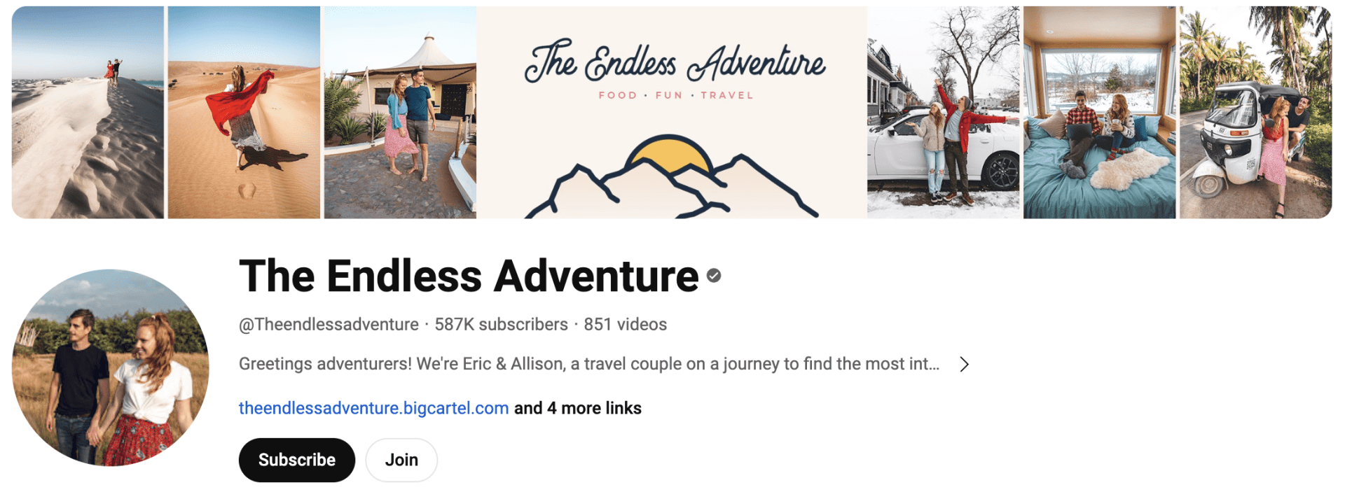 "The Endless Adventure" - Eric et Allison